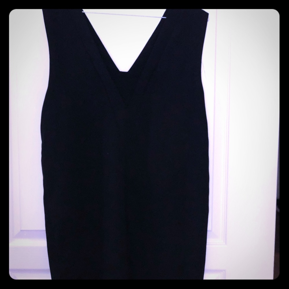 Basic mini black dress